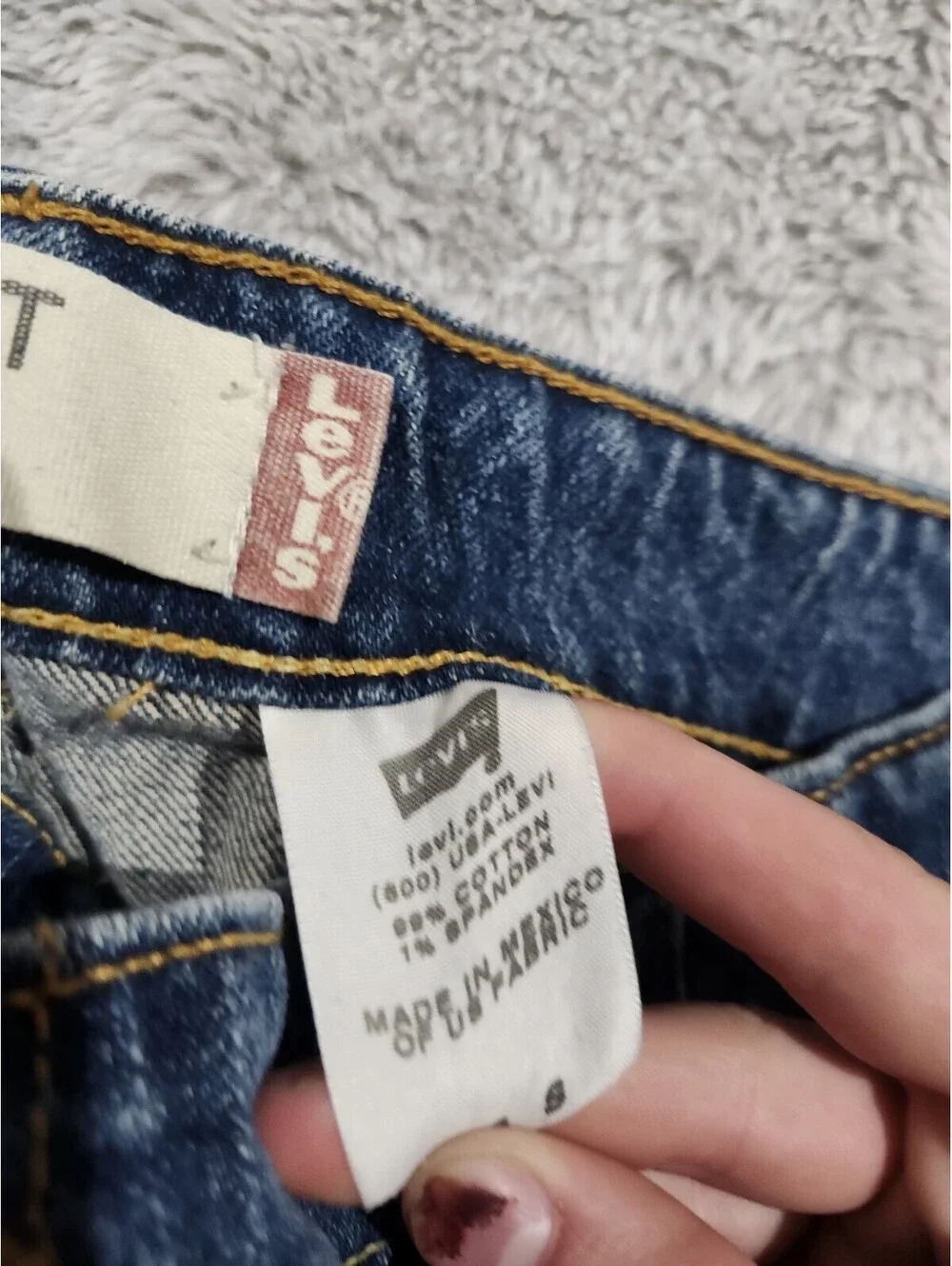 VTG Y2K womens LEVIS bootcut 525 Jeans Straight Blue Denim